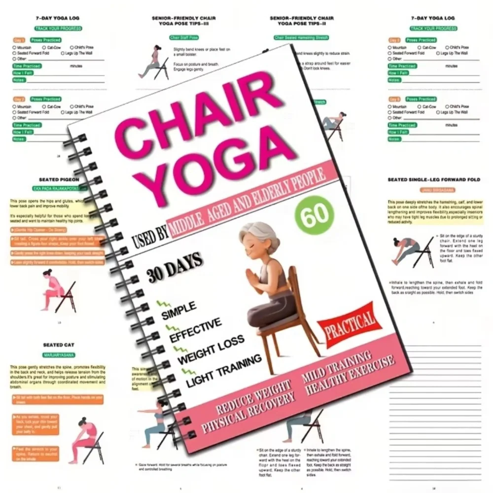 🪑 Chair Yoga Guide for Middle Aged and Elderly ~ Safe Exercise Guide❗️ - Picture 2 of 5